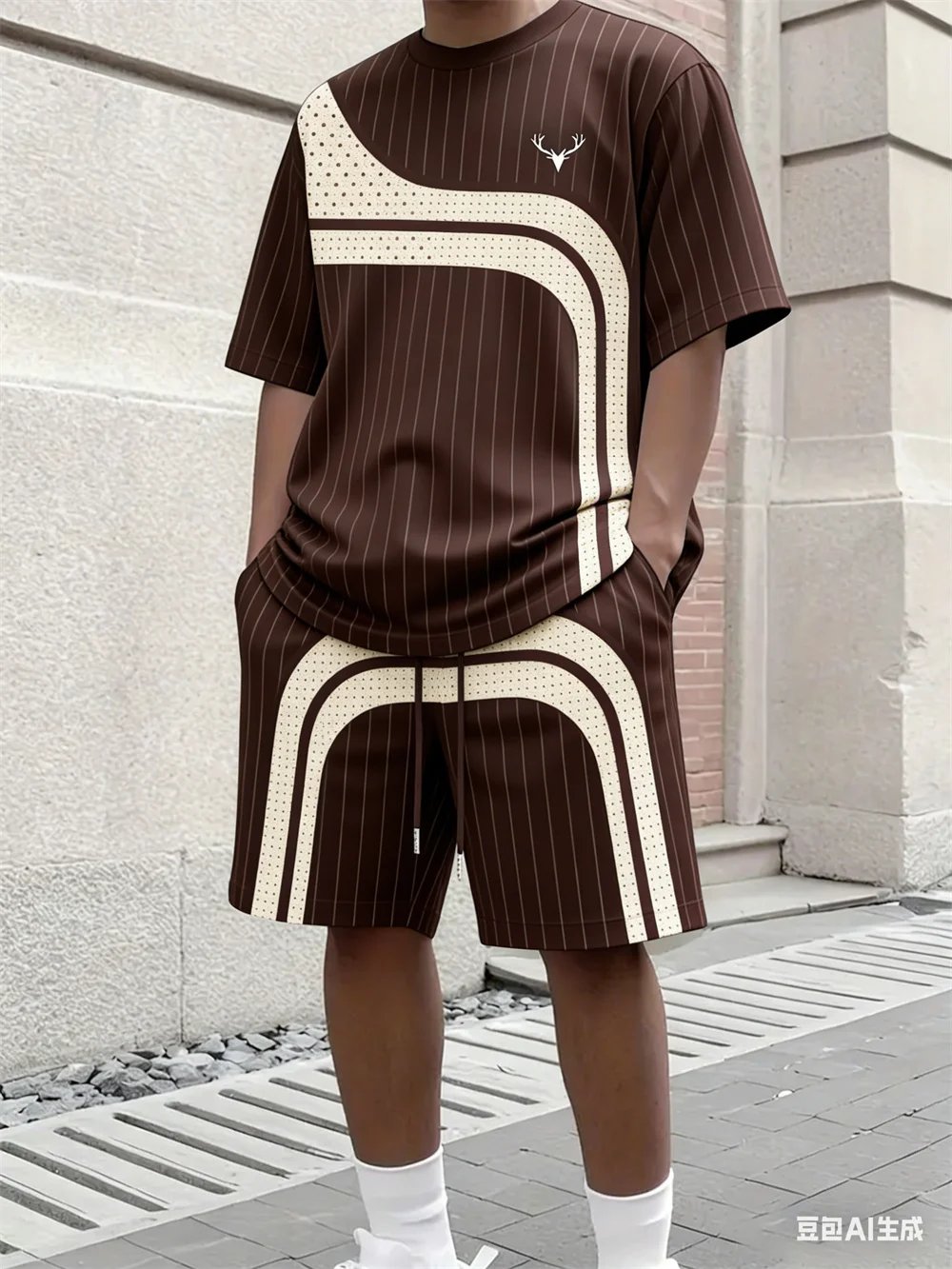 Fashion Summer Men's Stripe Pr - Street Fashion Tshirt review and price