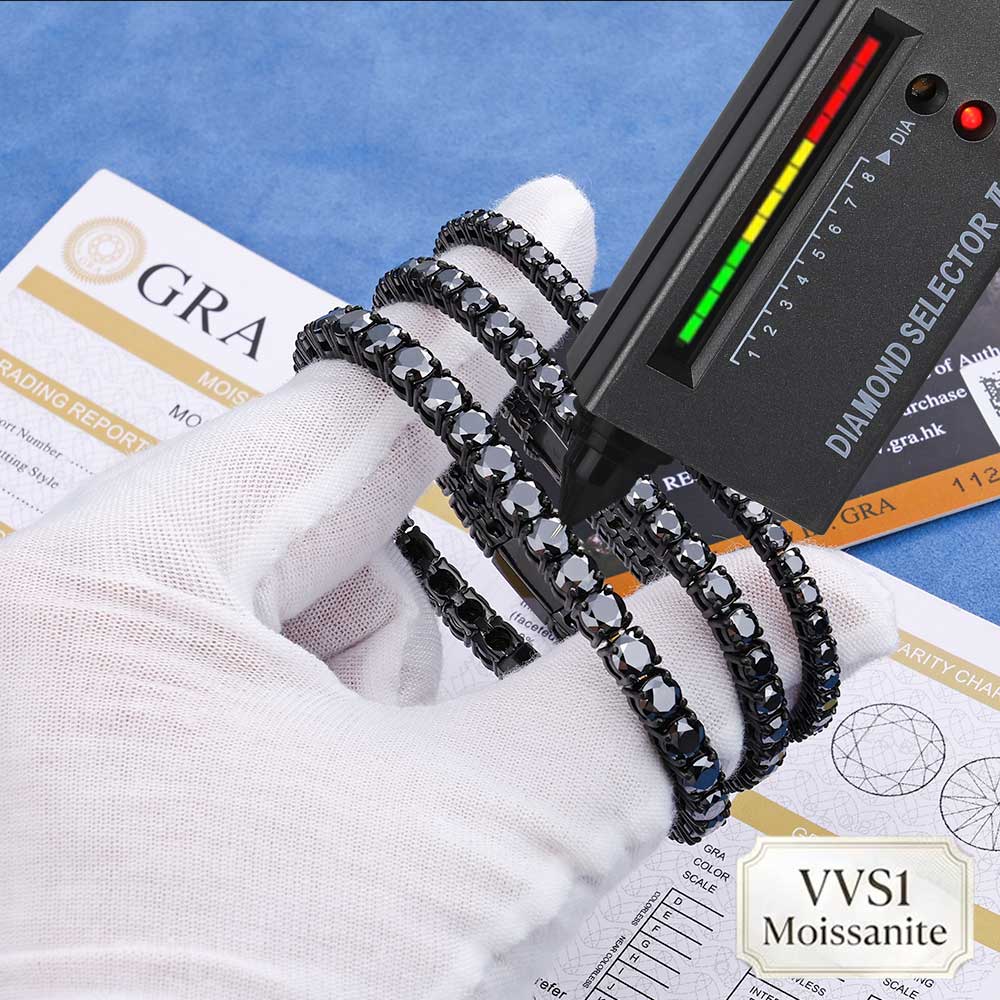 NY Hip Hop 3/4/5mm Iced Out Bl - Street Fashion Jewelry review and price