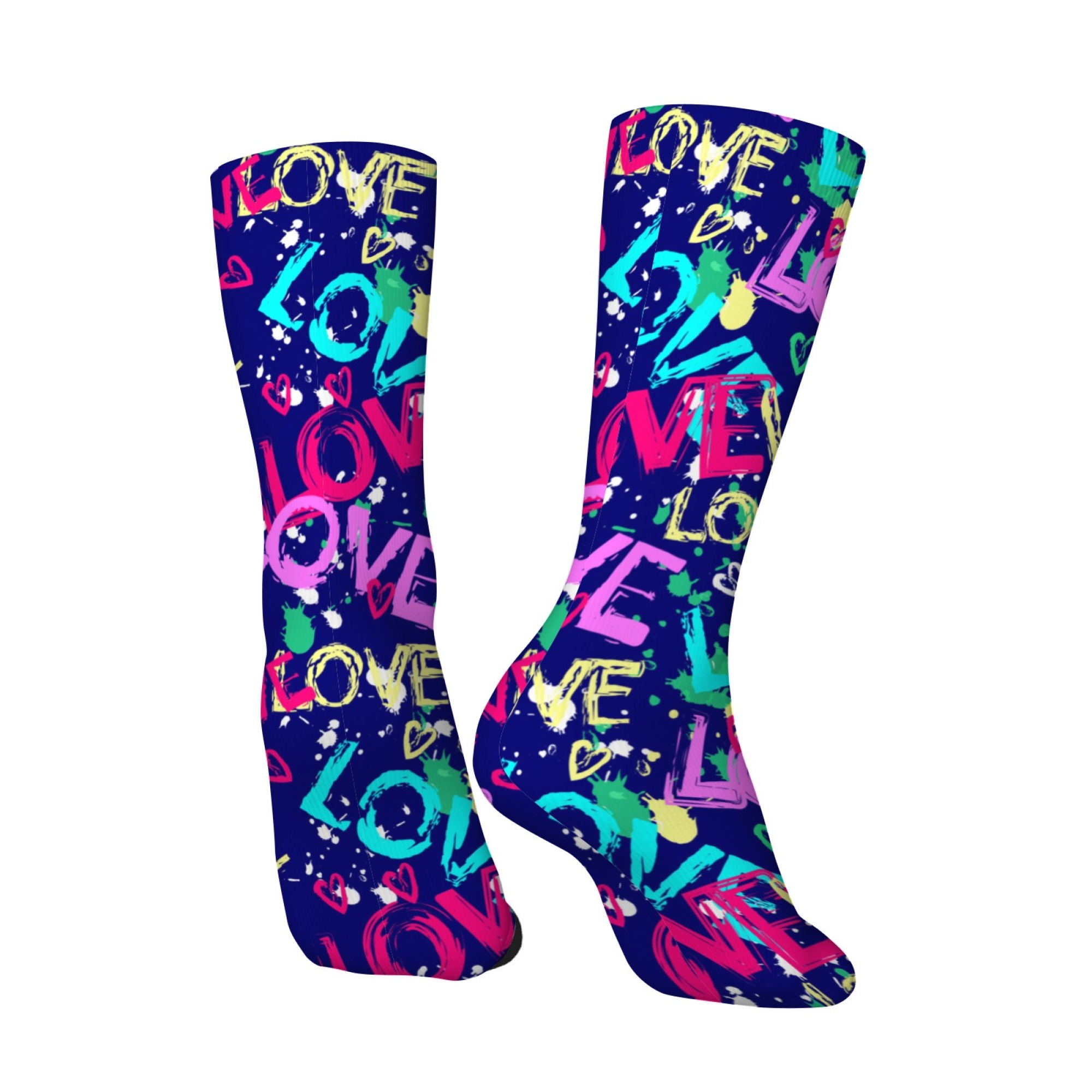 LOVE Colorful Graffiti Happy M - Street Fashion Style Youtube review and price