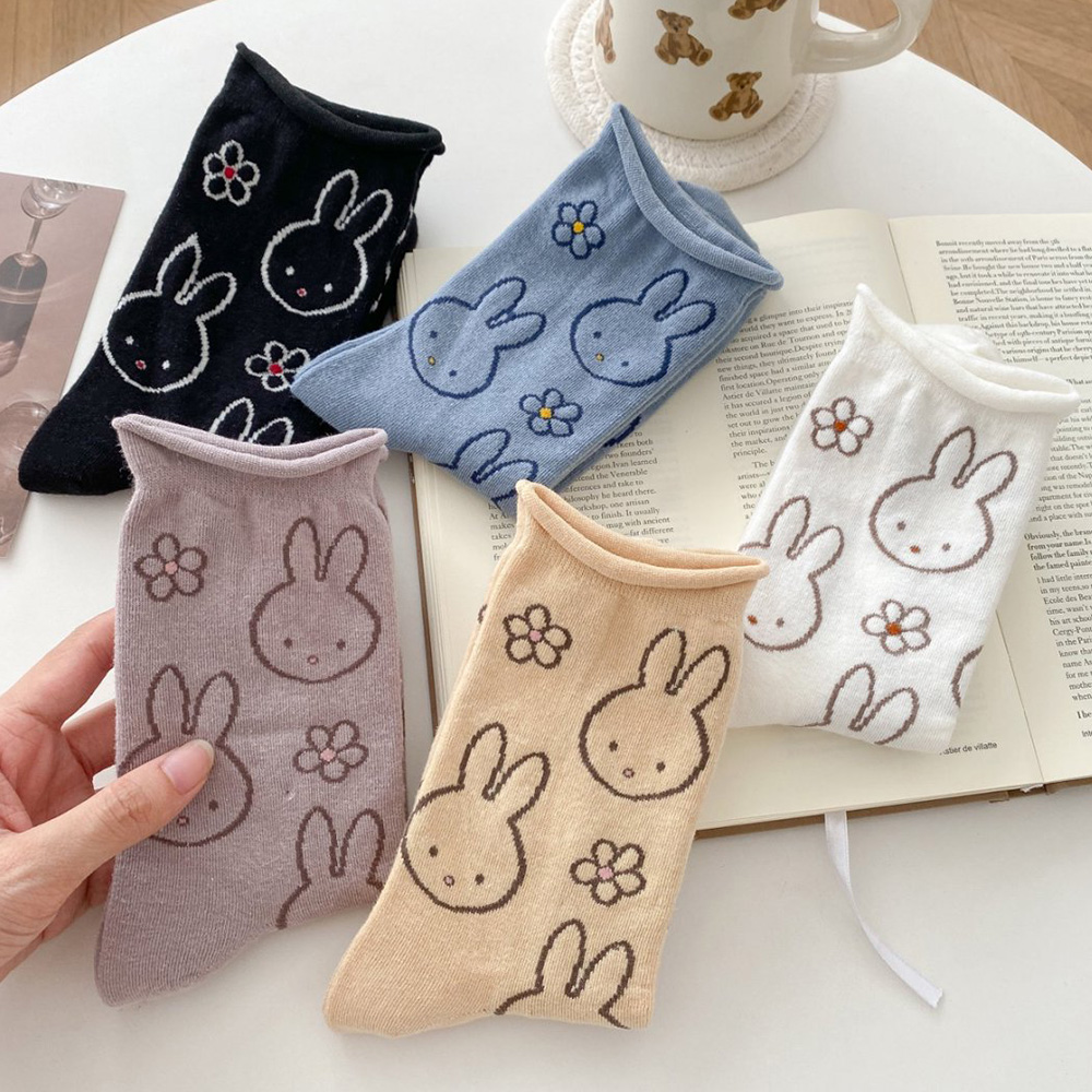 5 Pair Cute Funny Cartoon Rabb - Street Fashion Style Youtube review and price