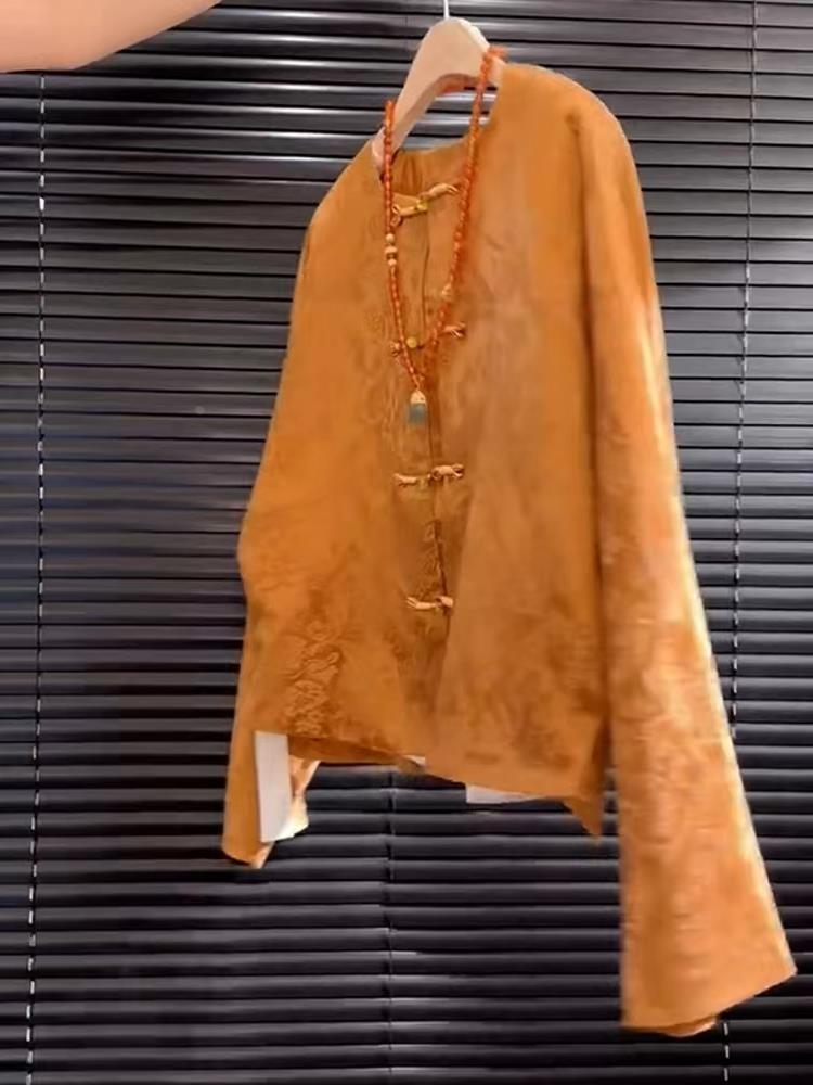 New High-End Satin Orange Flor - Street Fashion Style Youtube review and price