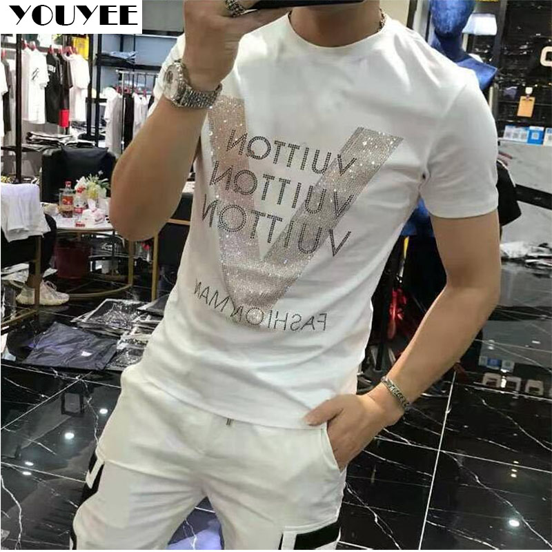T-shirt Designer Clothes Men M - Street Fashion Style Male review and price